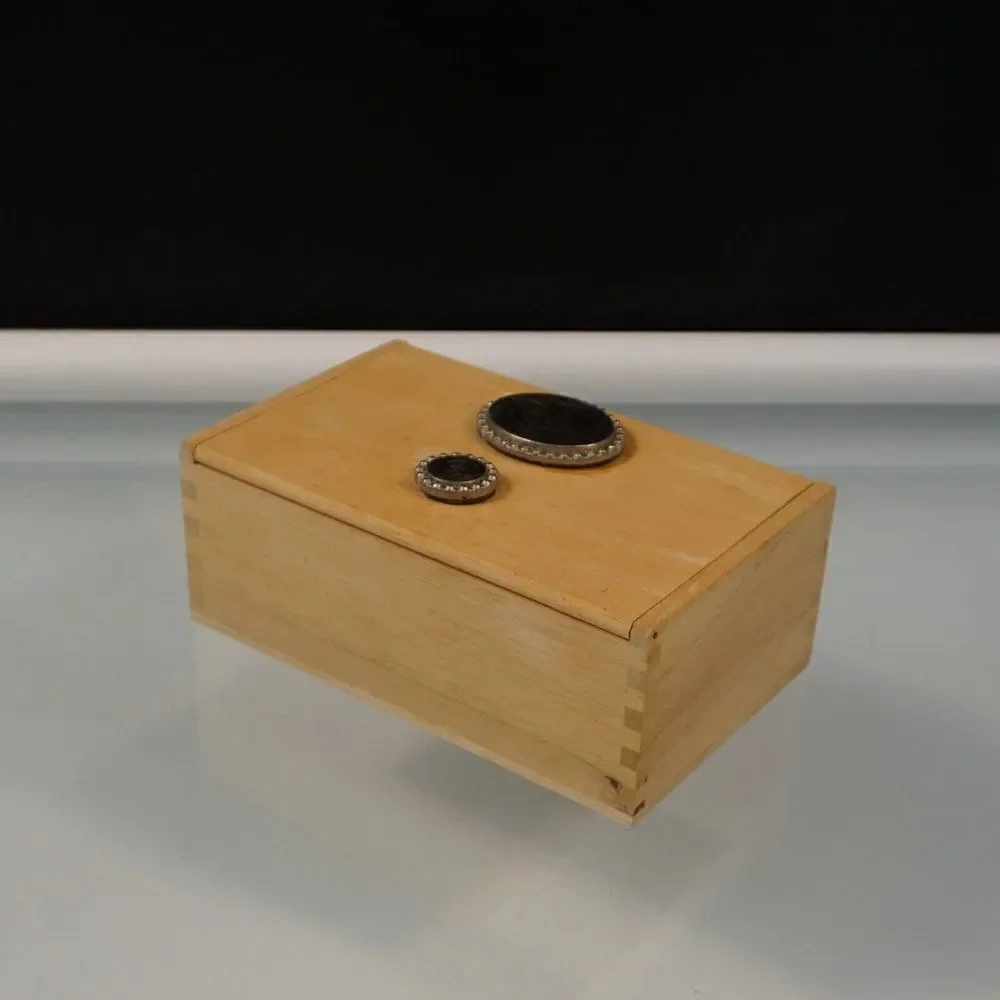 Decorative Wooden Storage Box Jewelry Box Stash Box Keepsakes Box